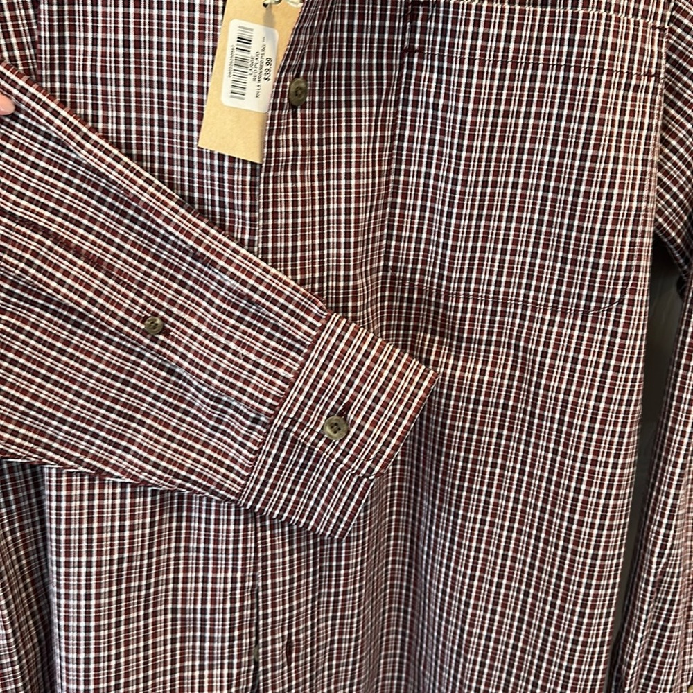 RedHead Casual Red Button Down Shirt - Picture 3 of 3